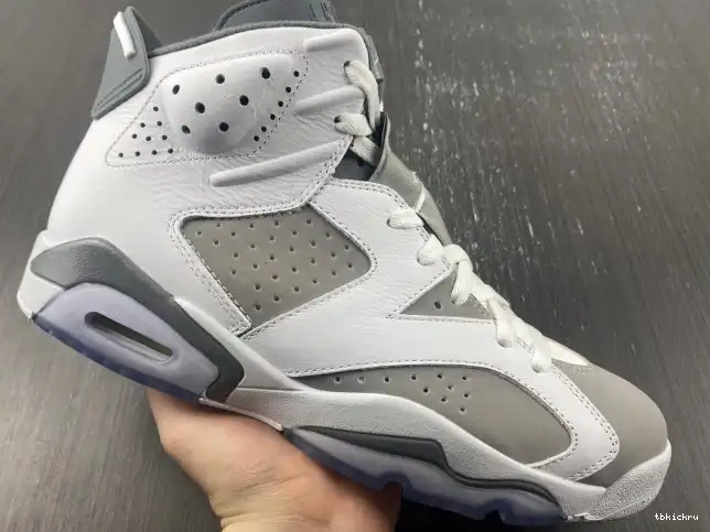 Rep TBkick Jordan Grey 6 Cool CT8529-100 Air 0526